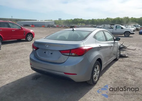 2015 Hyundai Elantra Se z USA, uszkodzony, nr VIN 5NPDH4AEXFH642698